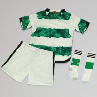 Echipament fotbal Celtic Tricou Acasa 2023-24 pentru copii maneca scurta (+ Pantaloni scurti)